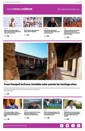 Cover of Euronews Culture and Sport Compiled Edition