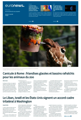 Cover of EuroNews (French Edition)