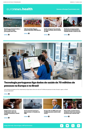 Cover of Euronews Health (Portuguese)