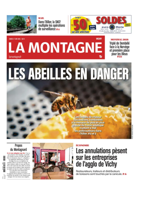 Cover of La Montagne (Vichy)