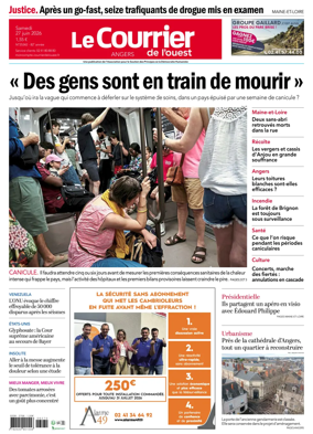 Cover of Le Courrier de l’Ouest (Angers)