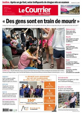 Cover of Le Courrier de l’Ouest (Nord Anjou)
