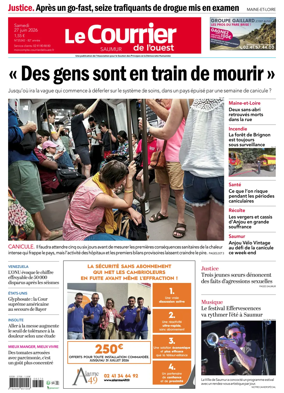 Cover of Le Courrier de l’Ouest (Saumur)