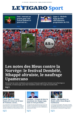 Cover of Le Figaro Sport