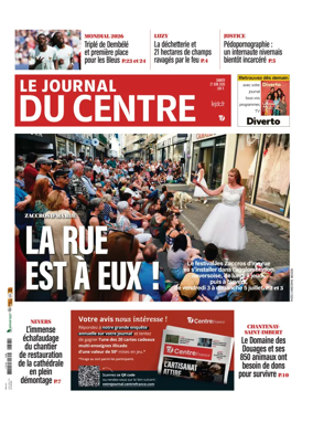 Cover of Le Journal du Centre