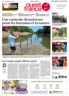 Cover of Ouest France (Caen - Bayeux - Falaise - Vire)