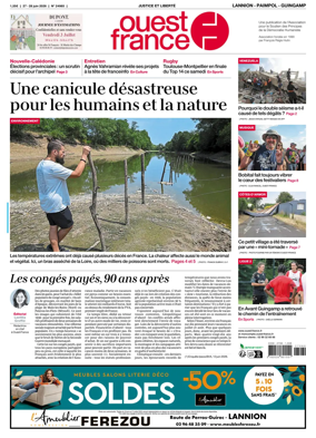 Cover of Ouest-France (Lannion / Paimpol / Guingamp)