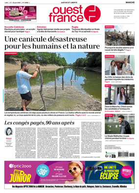Cover of Ouest France (Manche)