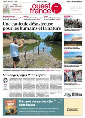 Cover of Ouest France (Nord-Finistere)