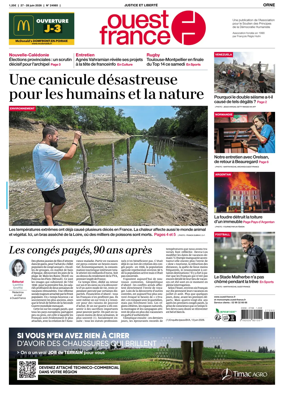 Cover of Ouest France (Orne)