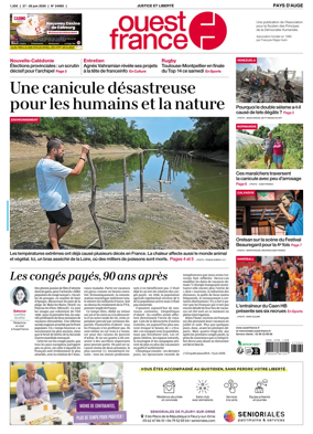 Cover of Ouest France (Pays d'Auge)