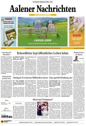 Cover of Aalener Nachrichten