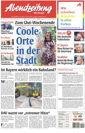 Cover of Abendzeitung Munchen
