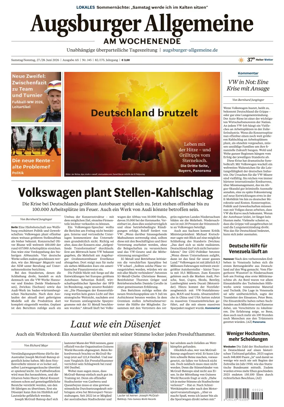 Cover of Augsburger Allgemeine (Ausgabe Stadt)