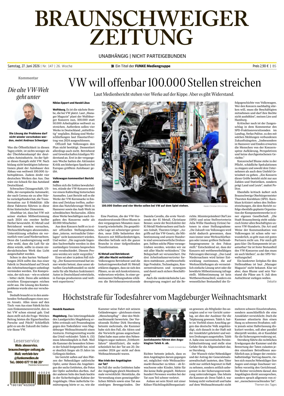 Cover of Braunschweiger Zeitung (Braunschweig)