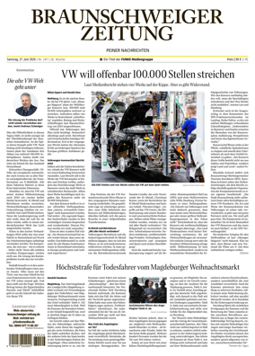 Cover of Braunschweiger Zeitung (Peine)