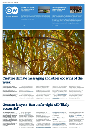 Cover of Deutsche Welle (English edition)