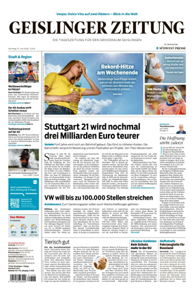 Cover of Geislinger Zeitung