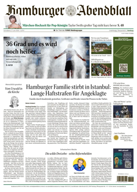 Cover of Hamburger Abendblatt (Hamburg)