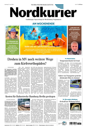 Cover of Neubrandenburger Zeitung