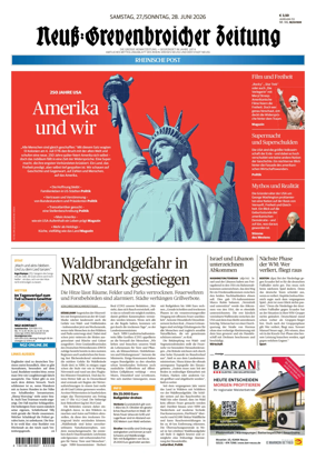Cover of Neuss-Grevenbroicher Zeitung Neuss