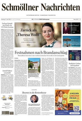 Cover of Ostthuringer Zeitung (Schmolln)