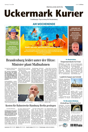 Cover of Prenzlauer Zeitung