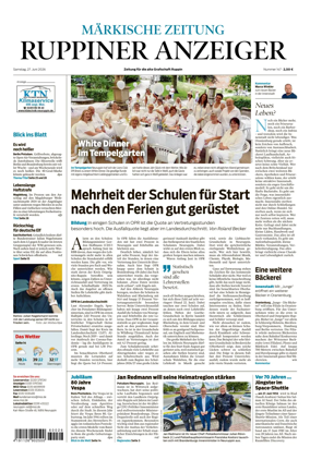 Cover of Ruppiner Anzeiger