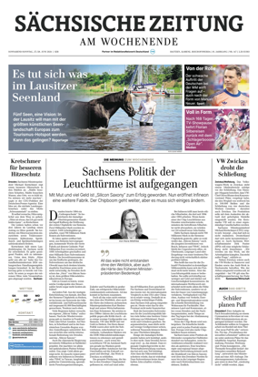 Cover of Sachsische Zeitung (Bautzen Kamenz & Bischofswerda)