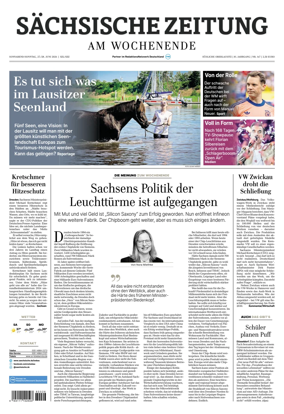 Cover of Sachsische Zeitung (Lobau-Zittau)