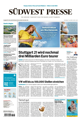 Cover of Sudwest Presse