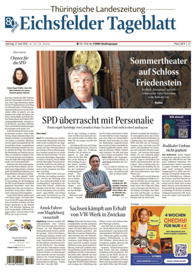 Cover of Thuringische Landeszeitung (Eichsfeld)