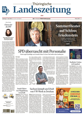 Cover of Thuringische Landeszeitung (Jena)