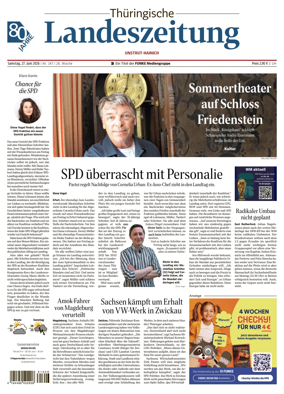 Cover of Thuringische Landeszeitung (Unstrut-Hainich-Kreis)