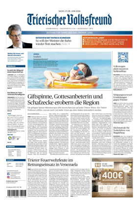 Cover of Trierischer Volksfreund