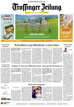 Cover of Trossinger Zeitung