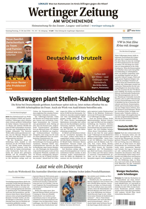 Cover of Wertinger Zeitung