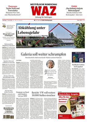 Cover of Westdeutsche Allgemeine Zeitung (Hattingen)