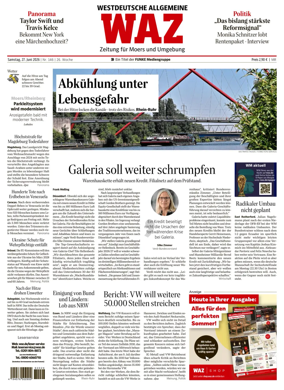 Cover of Westdeutsche Allgemeine Zeitung (Moers)