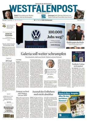 Cover of Westfalenpost (Brilon)