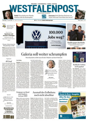 Cover of Westfalenpost (Meschede)