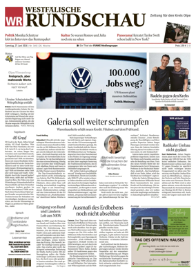 Cover of Westfalische Rundschau (Olpe)