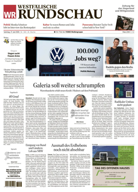 Cover of Westfalische Rundschau (Siegen)