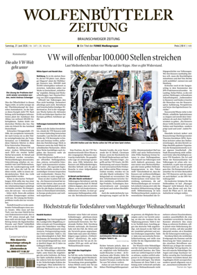 Cover of Wolfenbutteler Zeitung