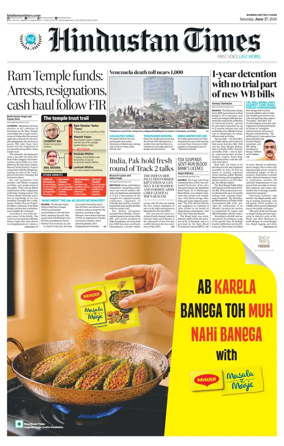 Cover of Hindustan Times Thane