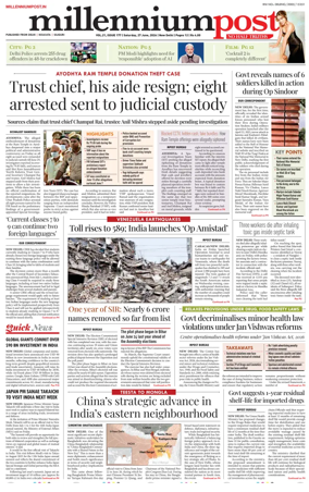 Cover of Millennium Post