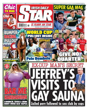 Cover of Irish Daily Star