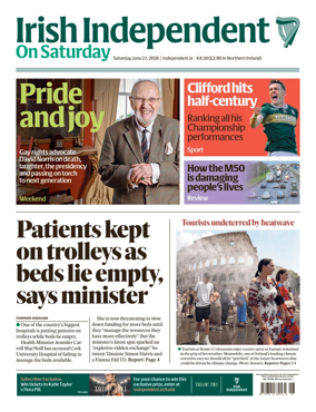 Cover of Irish Independent