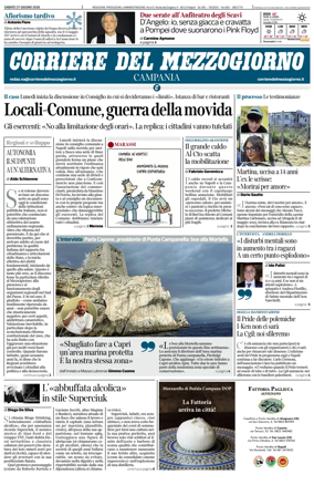 Cover of Corriere del Mezzogiorno (Campania)