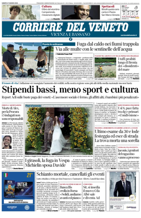 Cover of Corriere del Veneto (Vicenza e Bassano)